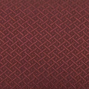 2 Pack SINGLEWAVE Series Curved Triple Braced & Double Hinged Burgundy Patterned Fabric Metal Folding Chair