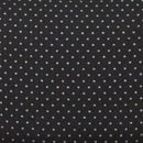 SINGLEWAVE Series Premium Curved Triple Braced & Double Hinged Black Pin-Dot Fabric Metal Folding Chair