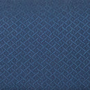 SINGLEWAVE Series Premium Curved Triple Braced & Double Hinged Navy Fabric Metal Folding Chair