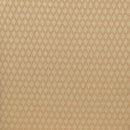 SINGLEWAVE Series Crown Back Stacking Banquet Chair in Beige Patterned Fabric - Gold Frame