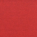 SINGLEWAVE Series 18.5''W Stacking Church Chair in Red Fabric - Silver Vein Frame