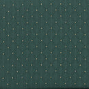 SINGLEWAVE Series 21''W Stacking Church Chair in Hunter Green Dot Patterned Fabric - Gold Vein Frame