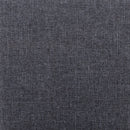 SINGLEWAVE Series Square Back Stacking Banquet Chair in Dark Gray Fabric with Silvervein Frame