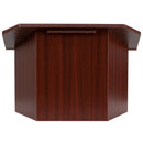 Foldable Tabletop Lectern in Mahogany