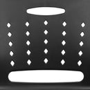 SINGLEWAVE Series 881 lb. Capacity Black Sled Base Stack Chair with Air-Vent Back