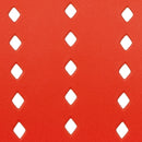 SINGLEWAVE Series 881 lb. Capacity Orange Sled Base Stack Chair with Air-Vent Back