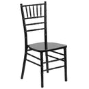 SINGLEWAVE Series Black Wood Chiavari Chair
