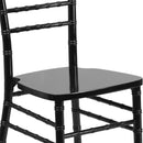 SINGLEWAVE Series Black Wood Chiavari Chair