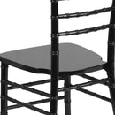 SINGLEWAVE Series Black Wood Chiavari Chair