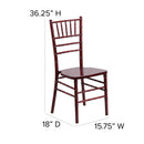 SINGLEWAVE Series Mahogany Wood Chiavari Chair