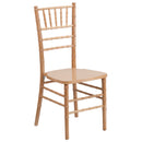 SINGLEWAVE Series Natural Wood Chiavari Chair
