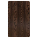 24" x 42" Rectangular Rustic Wood Laminate Table Top