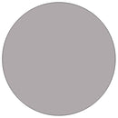 Mobile 60'' Round Grey Thermal Laminate Activity Table - Height Adjustable Short Legs
