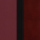 SINGLEWAVE Series Black Cutout Back Metal Restaurant Chair - Mahogany Wood Back, Burgundy Vinyl Seat