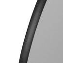 Mobile 86" Oval Wave Flexible Laminate Activity Table Set with 18" Student Stack Chairs, Grey/Black