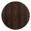 36" Round Rustic Wood Laminate Table Top