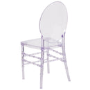 Flash Elegance Crystal Ice Stacking Florence Chair