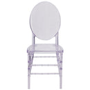 Flash Elegance Crystal Ice Stacking Florence Chair