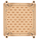 24" Square Natural Plastic Height Adjustable Activity Table