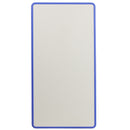 23.625''W x 47.25''L Rectangular Blue Plastic Height Adjustable Activity Table with Grey Top