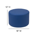 Soft Seating Flexible Circle for Classrooms and Daycares - 12" Seat Height (Blue)