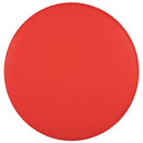Soft Seating Flexible Circle for Classrooms and Common Spaces - 18" Seat Height (Red)