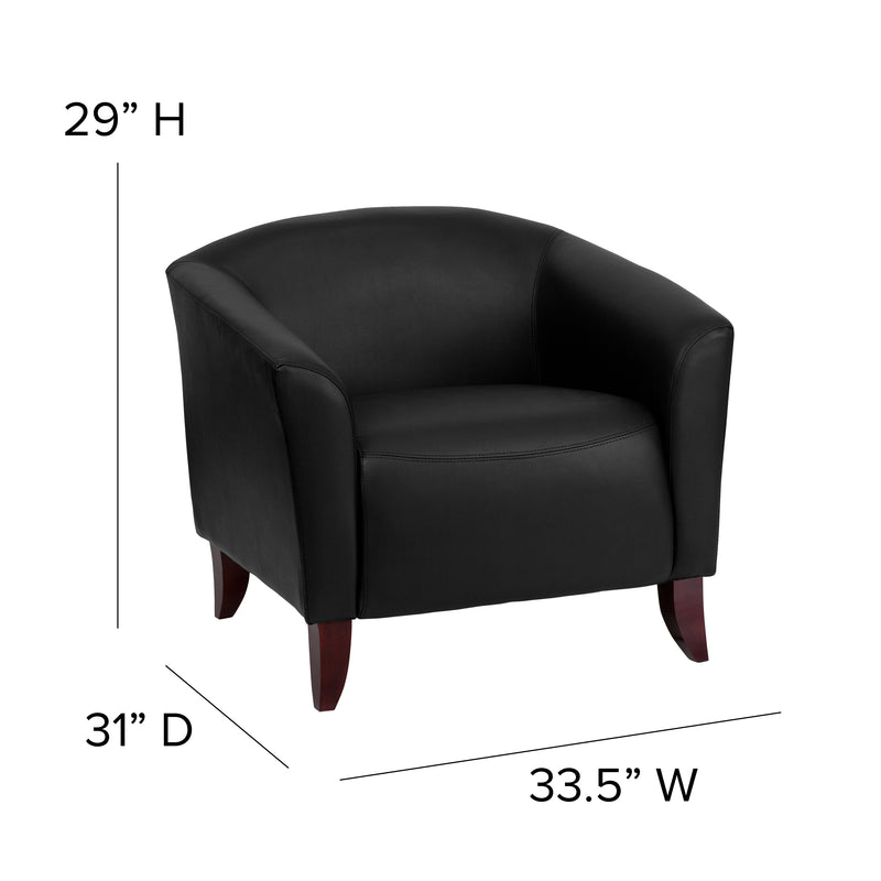 SINGLEWAVE Imperial Series Black LeatherSoft Chair