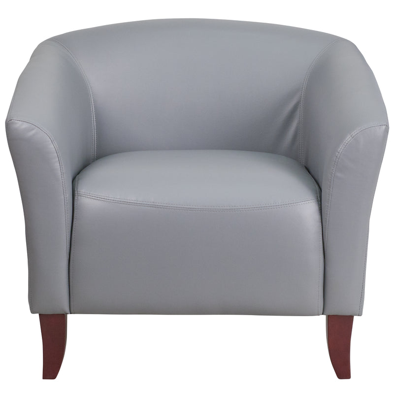 SINGLEWAVE Imperial Series Gray LeatherSoft Chair