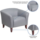 SINGLEWAVE Imperial Series Gray LeatherSoft Chair