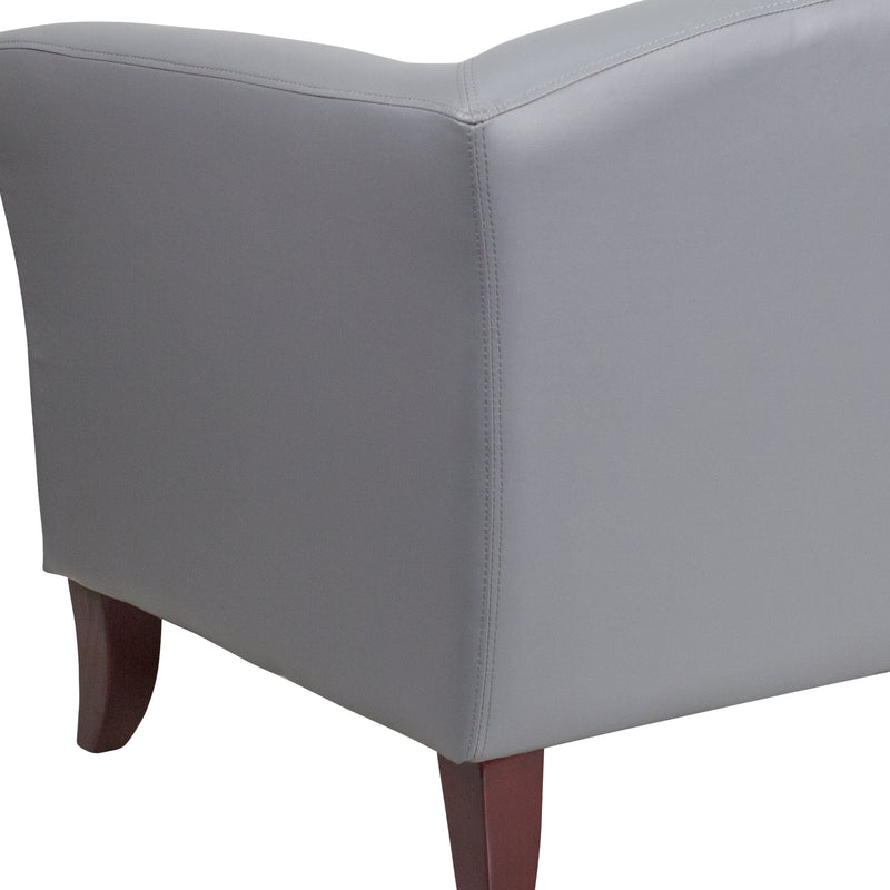 SINGLEWAVE Imperial Series Gray LeatherSoft Chair