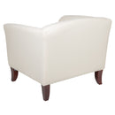 SINGLEWAVE Imperial Series Ivory LeatherSoft Chair