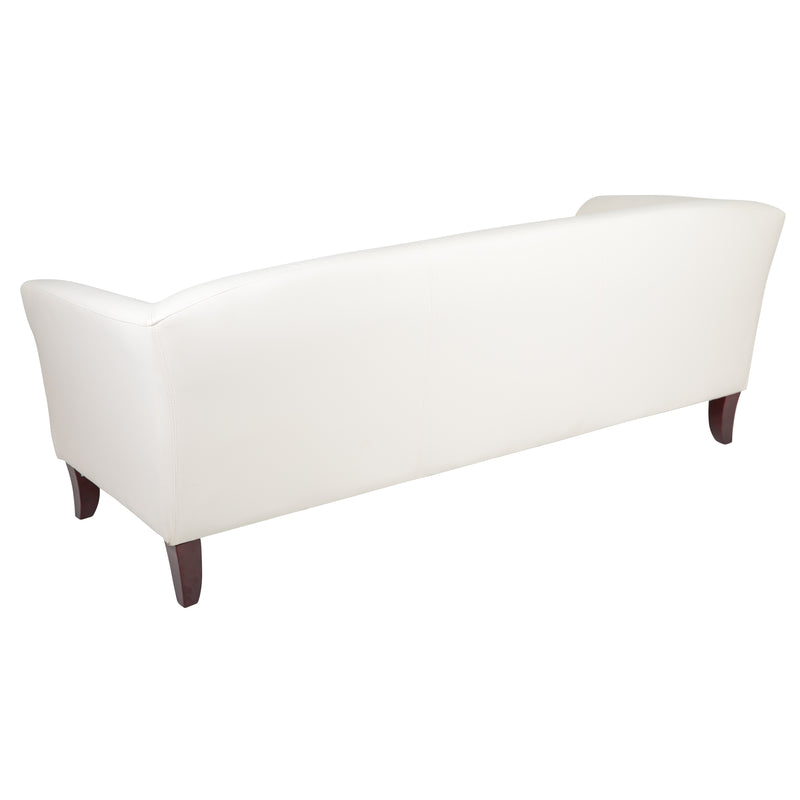 SINGLEWAVE Imperial Series Ivory LeatherSoft Sofa