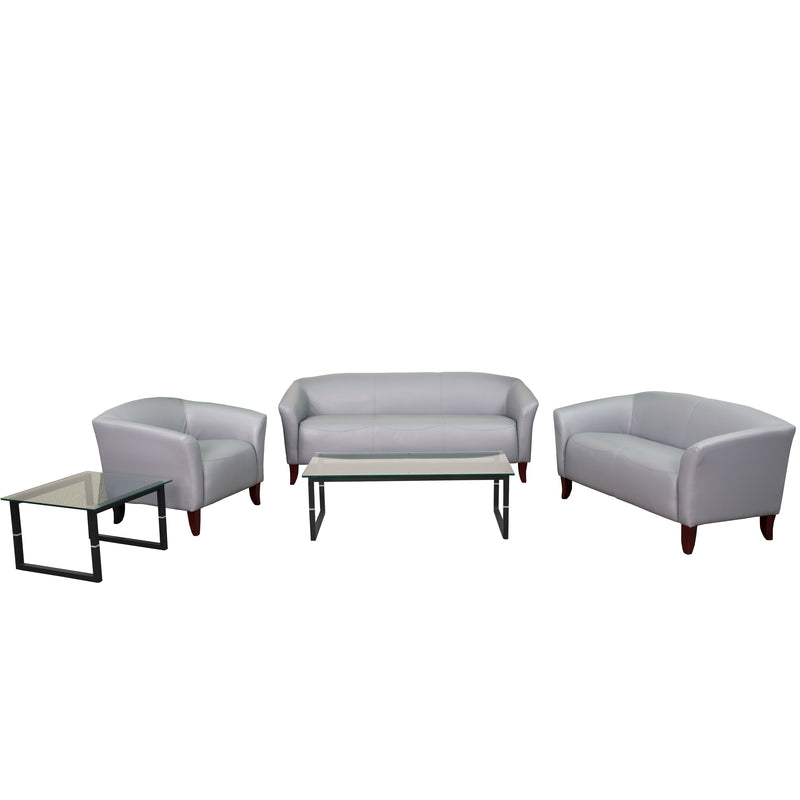 SINGLEWAVE Imperial Series Reception Set in Gray LeatherSoft