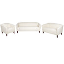 SINGLEWAVE Imperial Series Reception Set in Ivory LeatherSoft