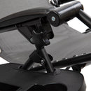 Adjustable Folding Mesh Zero Gravity Reclining Lounge Chair with Pillow and Cup Holder Tray in Gray, Set of 2