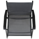 Black Outdoor Folding Patio Sling Chair (2 Pack)