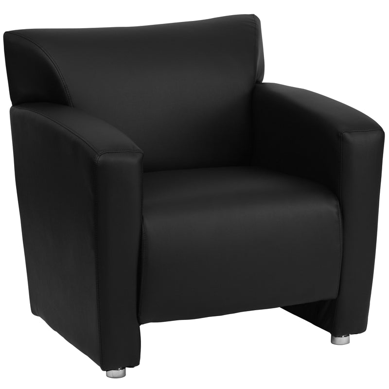 SINGLEWAVE Majesty Series Black LeatherSoft Chair