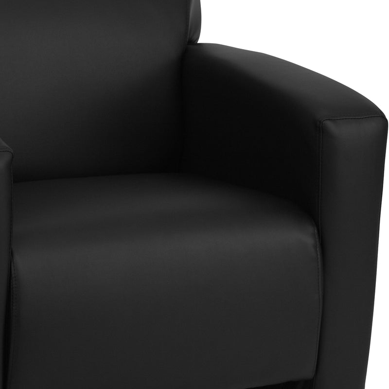 SINGLEWAVE Majesty Series Black LeatherSoft Chair