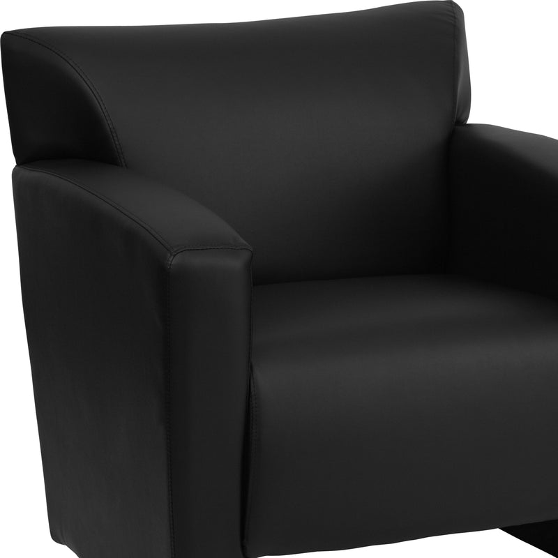 SINGLEWAVE Majesty Series Black LeatherSoft Chair