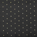 SINGLEWAVE Series Curved Triple Braced & Double Hinged Black Patterned Fabric Metal Folding Chair