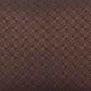 SINGLEWAVE Series Curved Triple Braced & Double Hinged Brown Patterned Fabric Metal Folding Chair