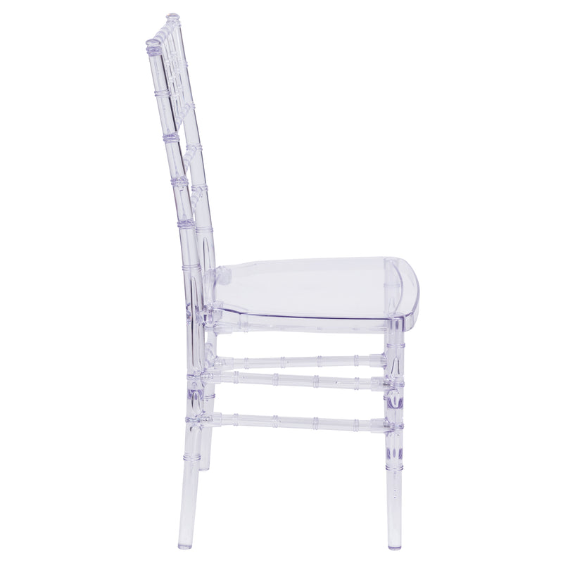 Flash Elegance Crystal Ice Blue Stacking Chiavari Chair