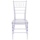 Flash Elegance Crystal Ice Blue Stacking Chiavari Chair