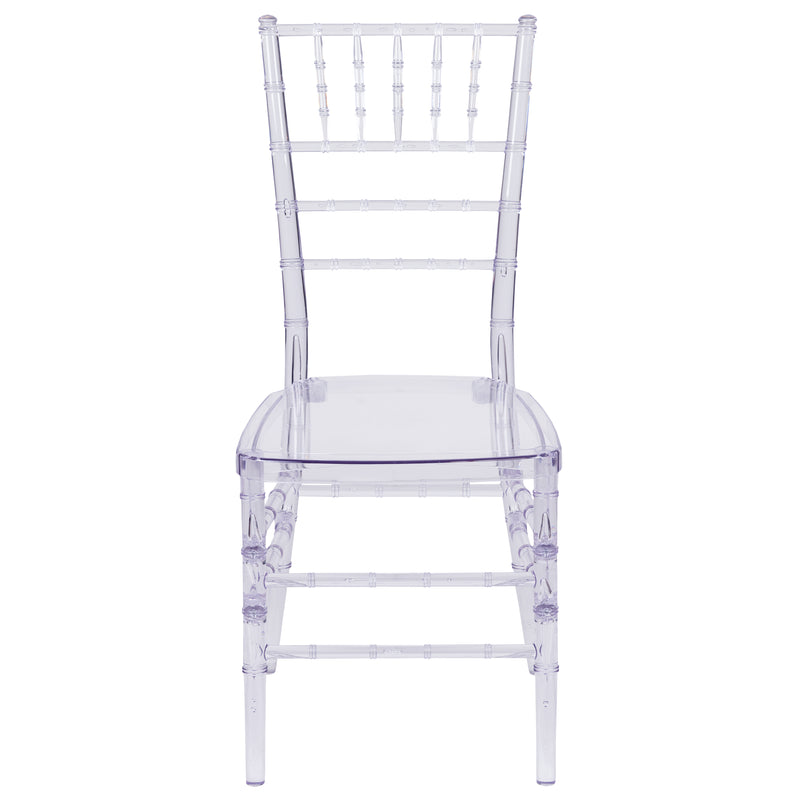 Flash Elegance Crystal Ice Blue Stacking Chiavari Chair