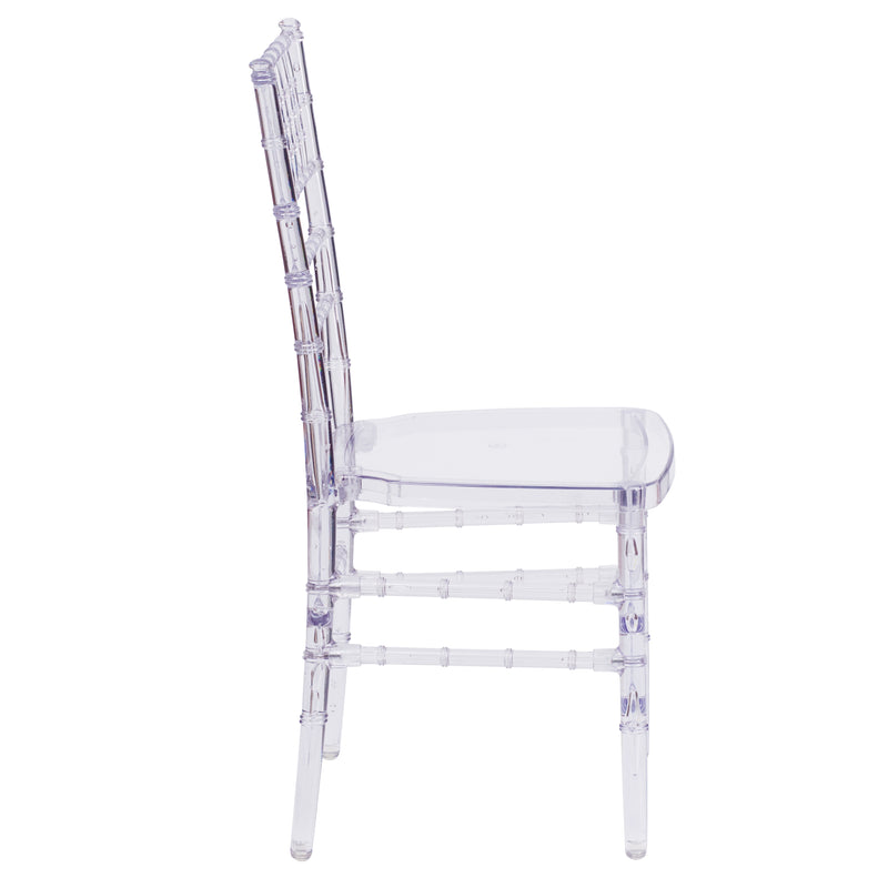 Flash Elegance Crystal Ice Stacking Chiavari Chair