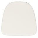 Soft Ivory Fabric Chiavari Chair Cushion