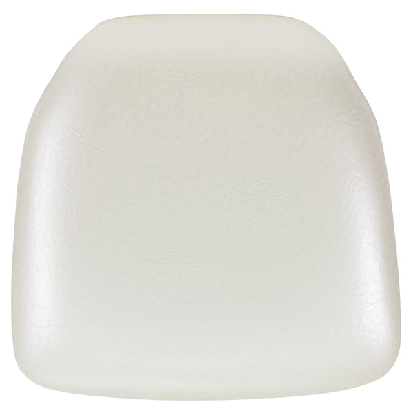 Hard Ivory Vinyl Chiavari Chair Cushion