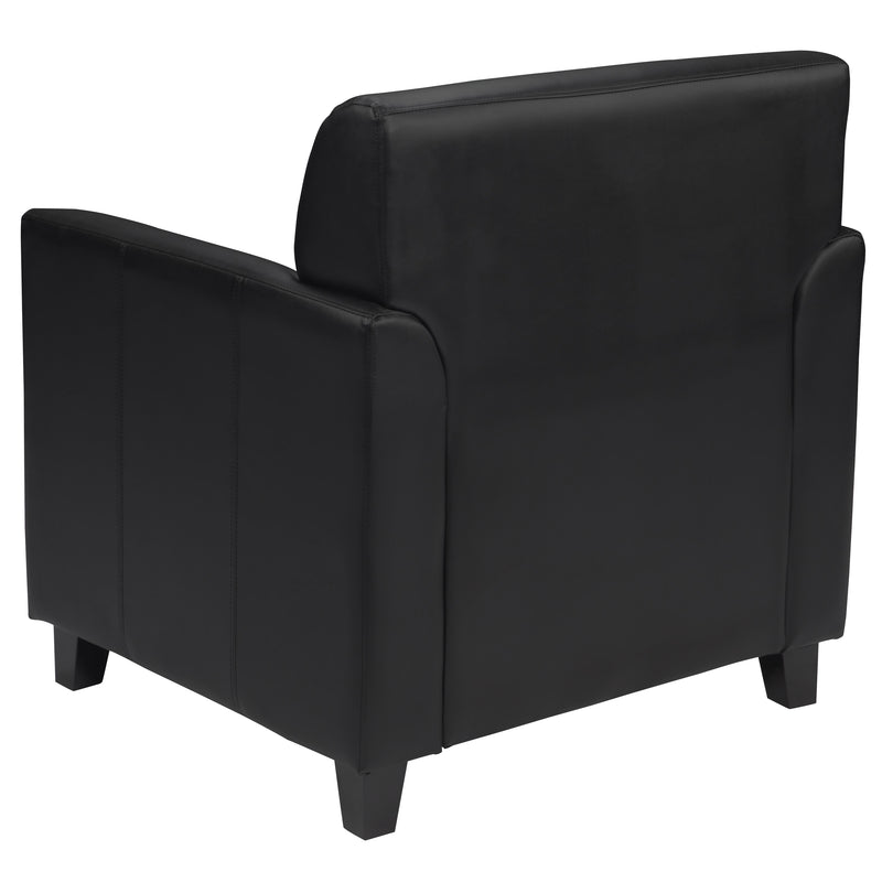 SINGLEWAVE Diplomat Series Black LeatherSoft Chair