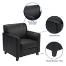 SINGLEWAVE Diplomat Series Black LeatherSoft Chair