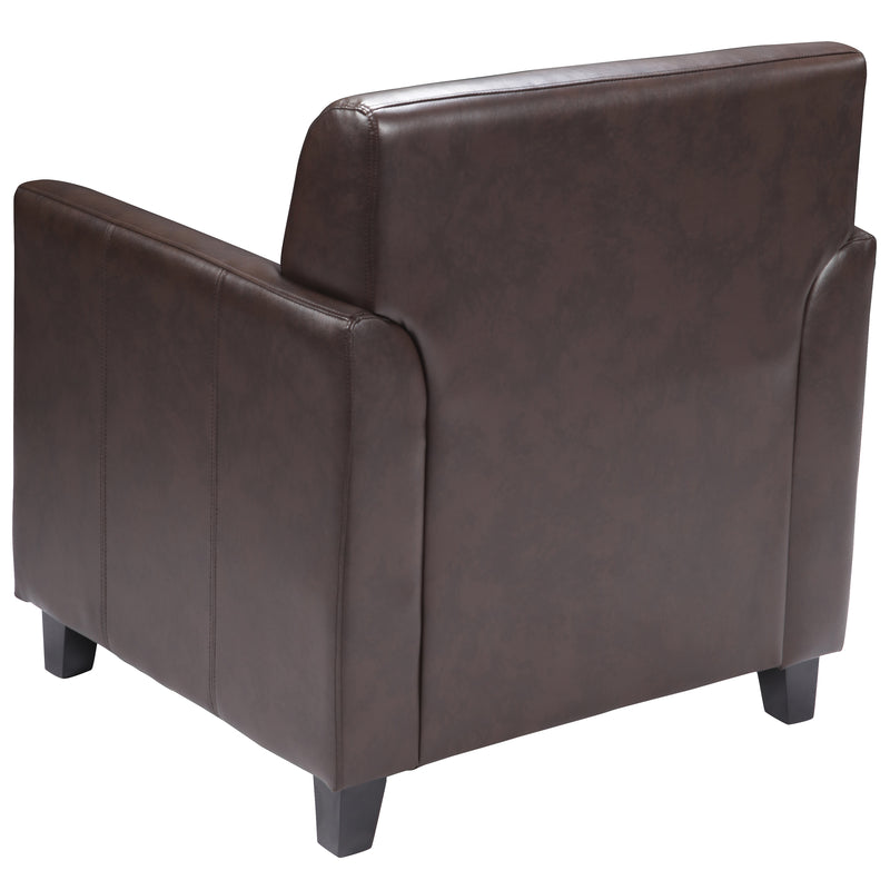 SINGLEWAVE Diplomat Series Brown LeatherSoft Chair